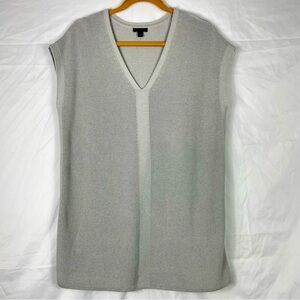 J.Jill WEAREVER Collection Tunic Sweater Gray Ribbed